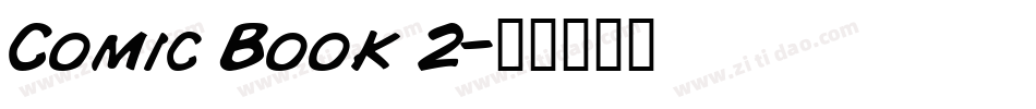 Comic Book 2字体转换